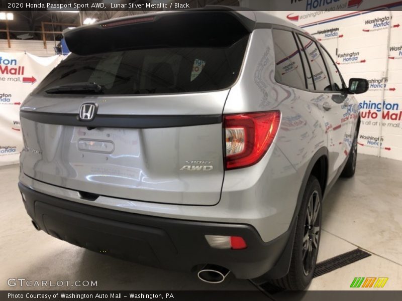 Lunar Silver Metallic / Black 2020 Honda Passport Sport AWD