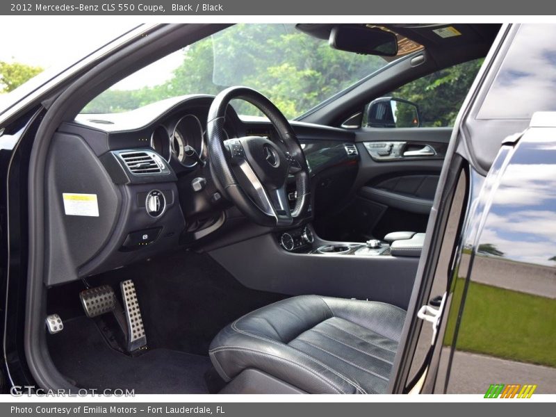 Black / Black 2012 Mercedes-Benz CLS 550 Coupe