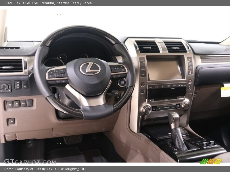 Starfire Pearl / Sepia 2020 Lexus GX 460 Premium