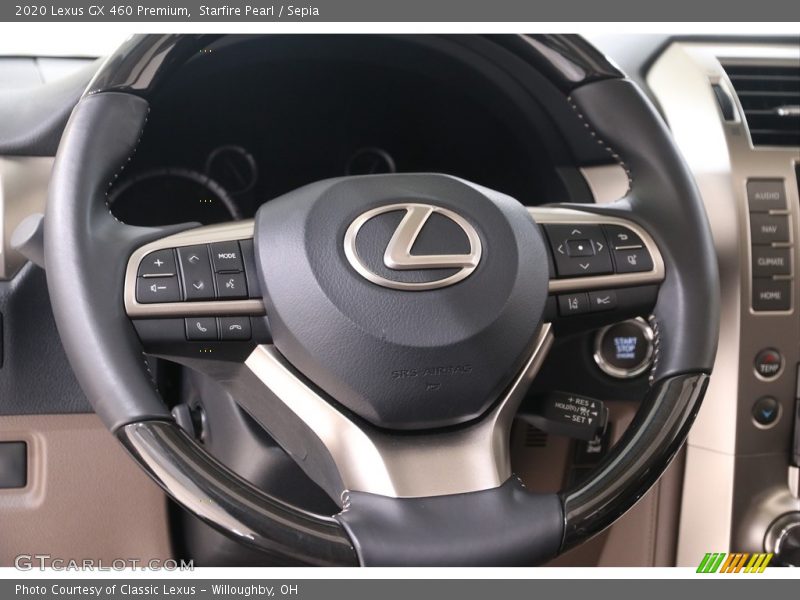 Starfire Pearl / Sepia 2020 Lexus GX 460 Premium