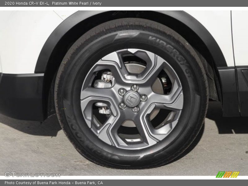 Platinum White Pearl / Ivory 2020 Honda CR-V EX-L