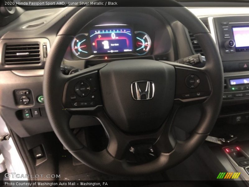 Lunar Silver Metallic / Black 2020 Honda Passport Sport AWD
