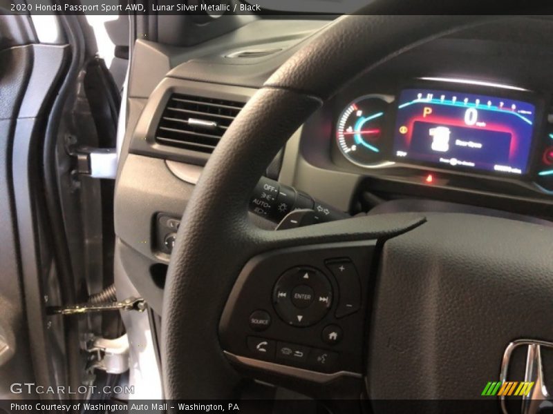 Lunar Silver Metallic / Black 2020 Honda Passport Sport AWD