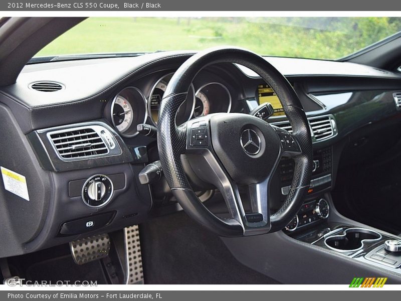 Black / Black 2012 Mercedes-Benz CLS 550 Coupe