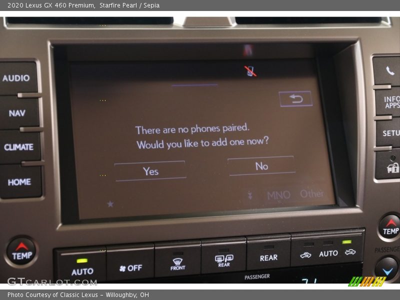 Starfire Pearl / Sepia 2020 Lexus GX 460 Premium