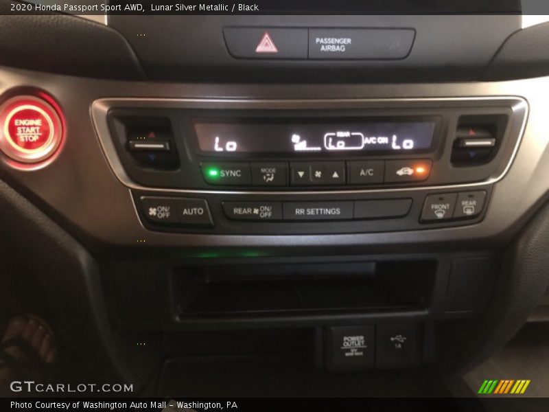Lunar Silver Metallic / Black 2020 Honda Passport Sport AWD