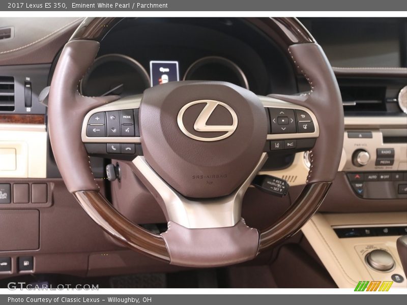 Eminent White Pearl / Parchment 2017 Lexus ES 350