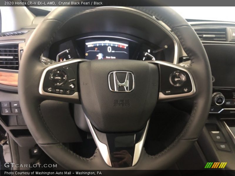 Crystal Black Pearl / Black 2020 Honda CR-V EX-L AWD