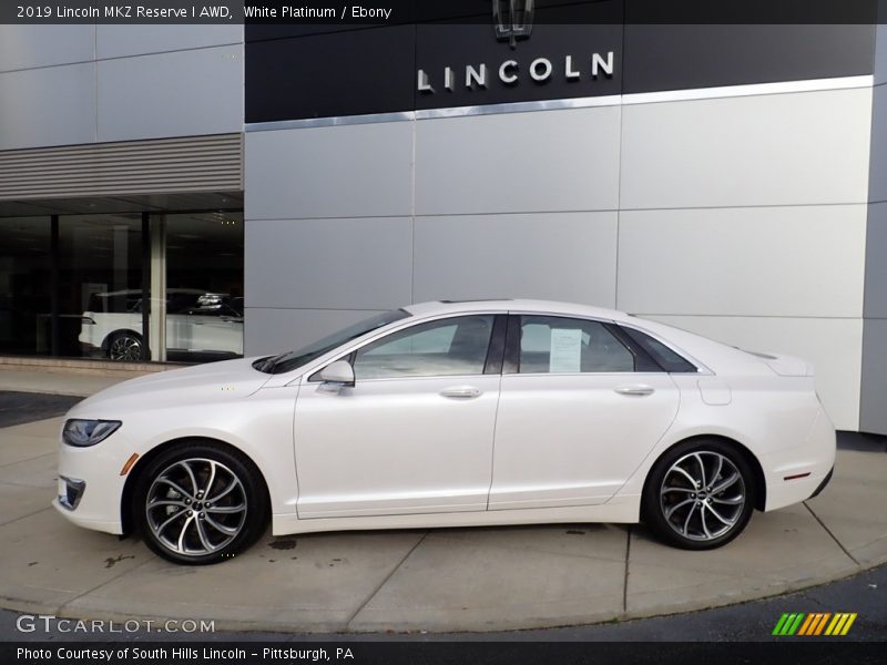  2019 MKZ Reserve I AWD White Platinum