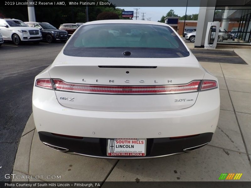 White Platinum / Ebony 2019 Lincoln MKZ Reserve I AWD