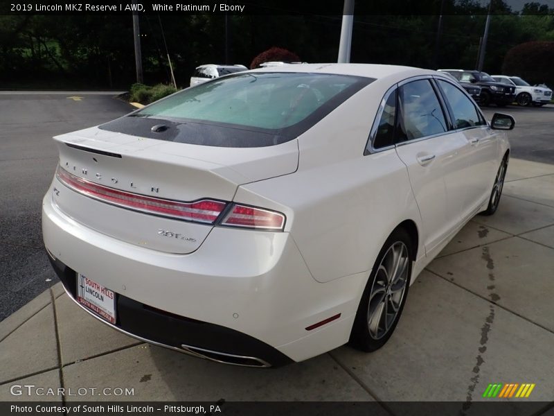 White Platinum / Ebony 2019 Lincoln MKZ Reserve I AWD