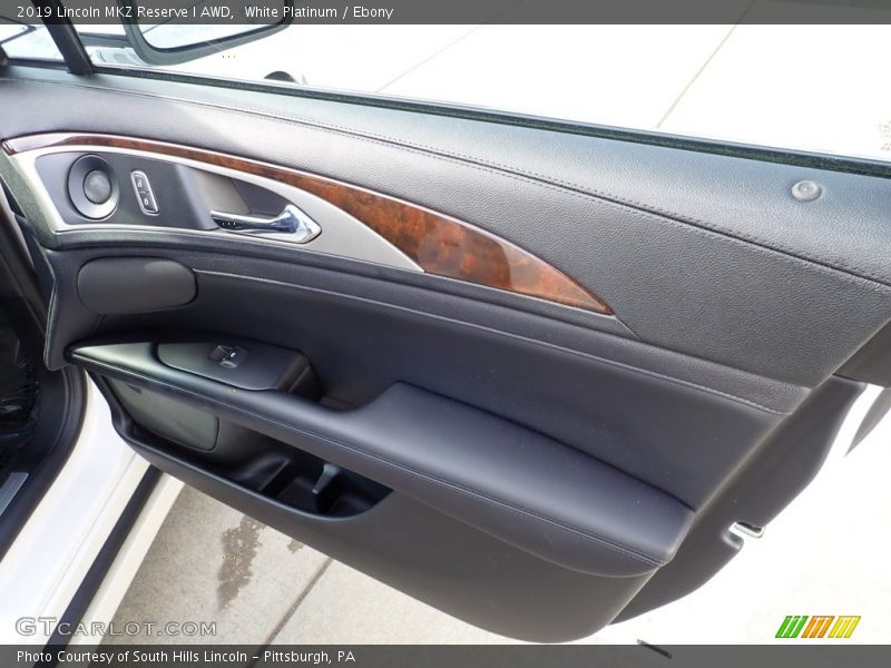 White Platinum / Ebony 2019 Lincoln MKZ Reserve I AWD