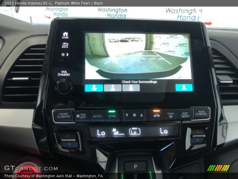 Platinum White Pearl / Black 2021 Honda Odyssey EX-L