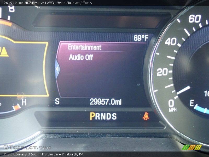 White Platinum / Ebony 2019 Lincoln MKZ Reserve I AWD