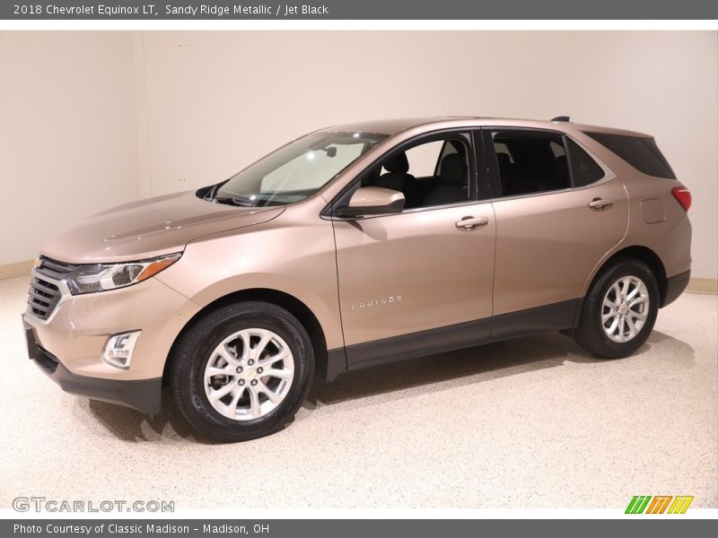 Sandy Ridge Metallic / Jet Black 2018 Chevrolet Equinox LT