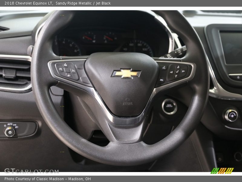 Sandy Ridge Metallic / Jet Black 2018 Chevrolet Equinox LT