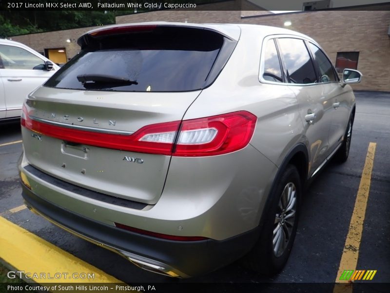 Palladium White Gold / Cappuccino 2017 Lincoln MKX Select AWD
