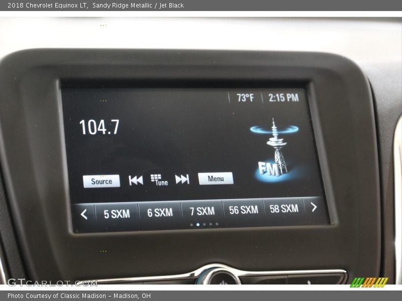 Sandy Ridge Metallic / Jet Black 2018 Chevrolet Equinox LT