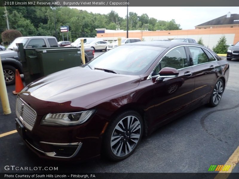  2018 MKZ Reserve AWD Burgundy Velvet Metallic