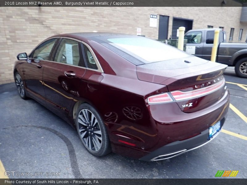 Burgundy Velvet Metallic / Cappuccino 2018 Lincoln MKZ Reserve AWD