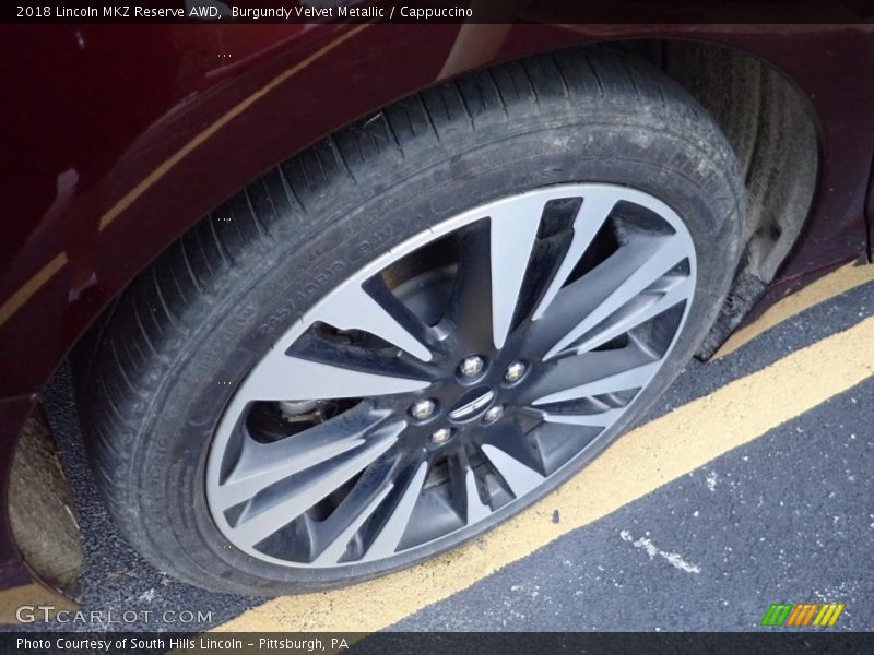 Burgundy Velvet Metallic / Cappuccino 2018 Lincoln MKZ Reserve AWD