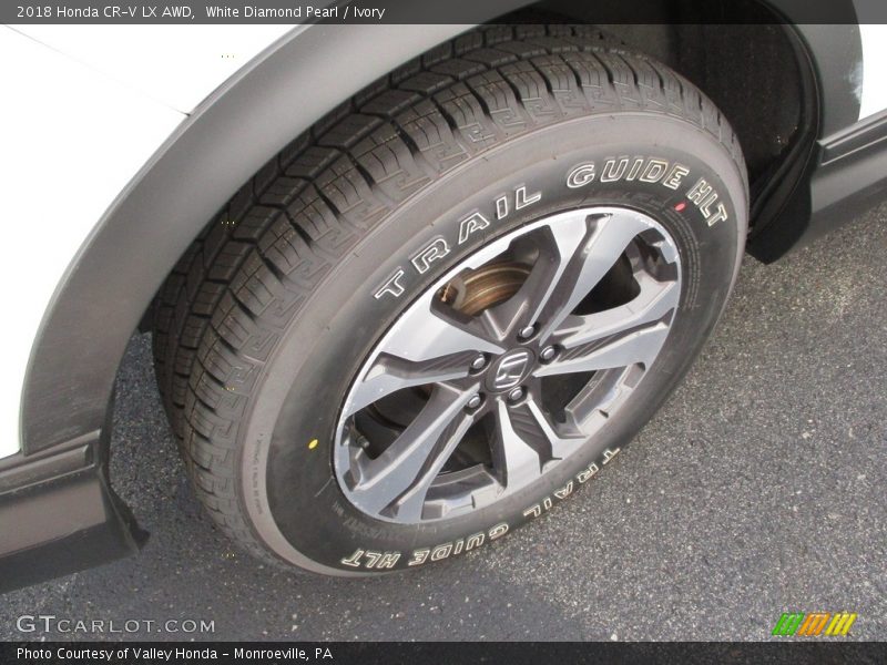 White Diamond Pearl / Ivory 2018 Honda CR-V LX AWD
