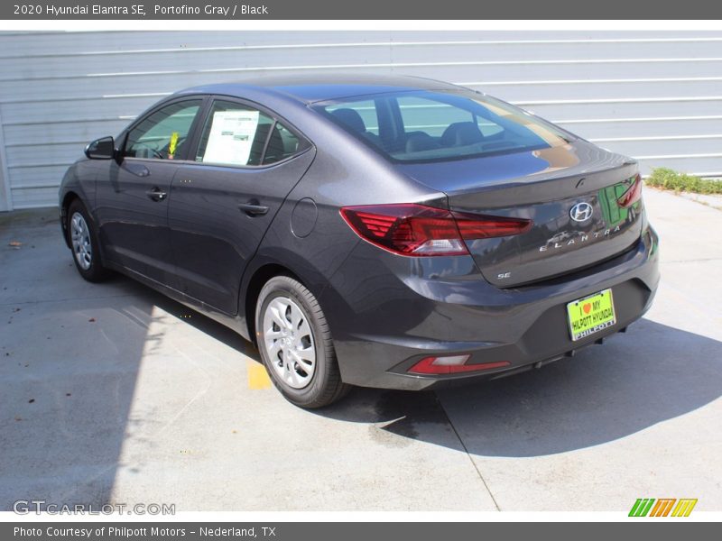 Portofino Gray / Black 2020 Hyundai Elantra SE