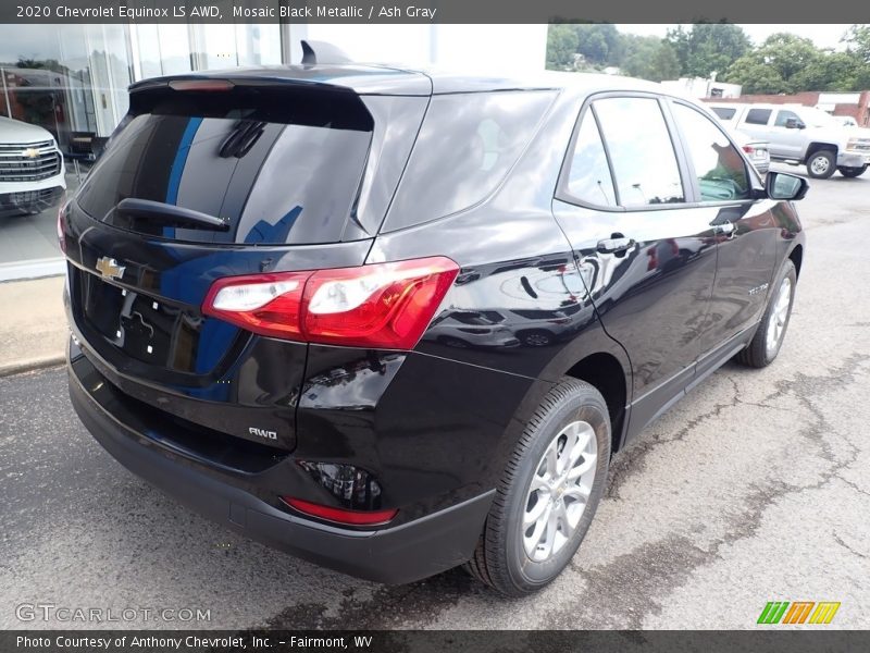 Mosaic Black Metallic / Ash Gray 2020 Chevrolet Equinox LS AWD