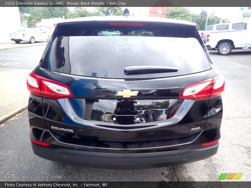 Mosaic Black Metallic / Ash Gray 2020 Chevrolet Equinox LS AWD