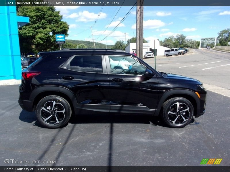 Mosaic Black Metallic / Jet Black 2021 Chevrolet TrailBlazer RS AWD