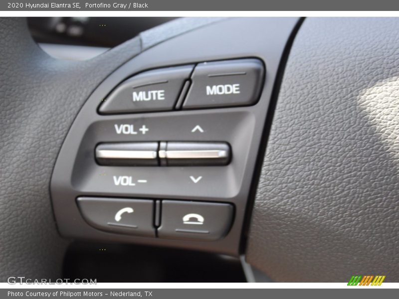 Portofino Gray / Black 2020 Hyundai Elantra SE