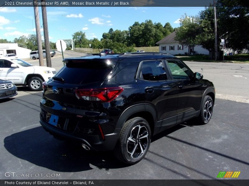 Mosaic Black Metallic / Jet Black 2021 Chevrolet TrailBlazer RS AWD