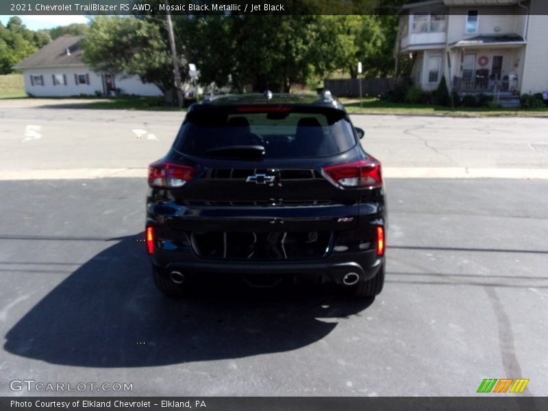 Mosaic Black Metallic / Jet Black 2021 Chevrolet TrailBlazer RS AWD