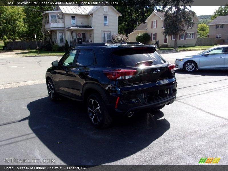 Mosaic Black Metallic / Jet Black 2021 Chevrolet TrailBlazer RS AWD