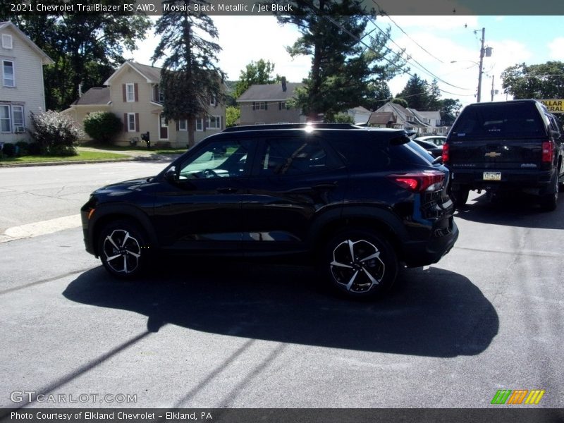 Mosaic Black Metallic / Jet Black 2021 Chevrolet TrailBlazer RS AWD