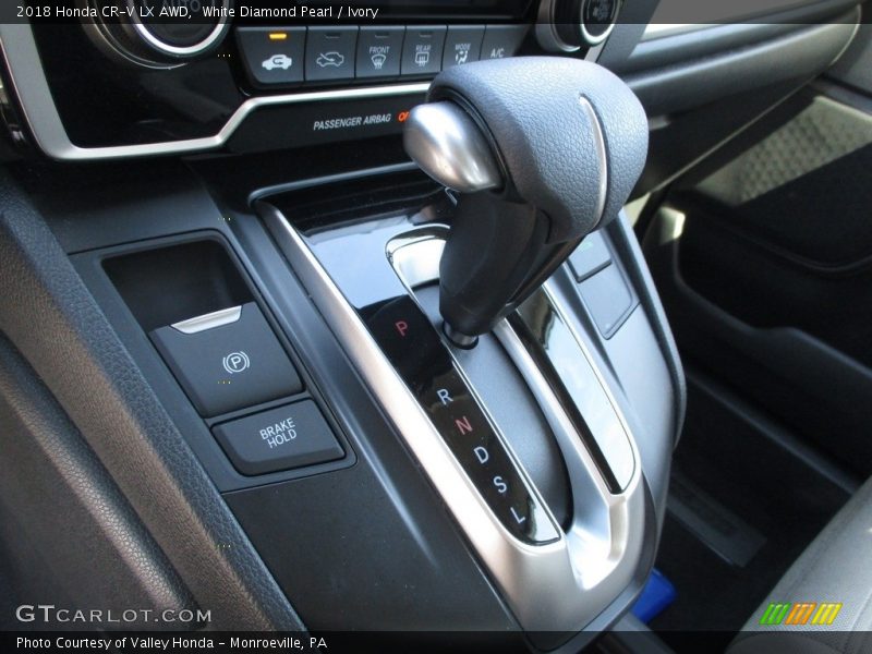 White Diamond Pearl / Ivory 2018 Honda CR-V LX AWD