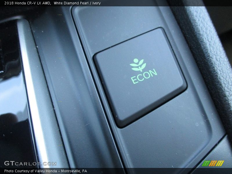 White Diamond Pearl / Ivory 2018 Honda CR-V LX AWD
