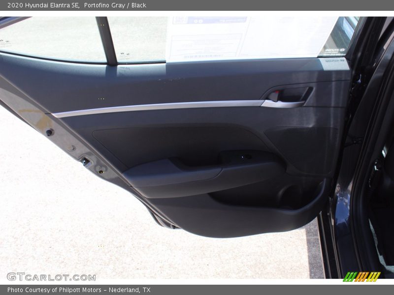 Portofino Gray / Black 2020 Hyundai Elantra SE