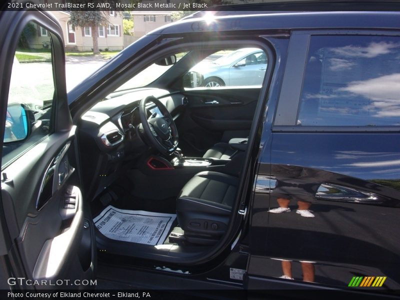 Mosaic Black Metallic / Jet Black 2021 Chevrolet TrailBlazer RS AWD