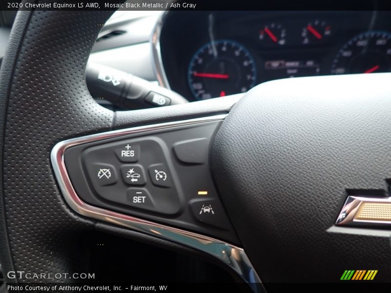 Mosaic Black Metallic / Ash Gray 2020 Chevrolet Equinox LS AWD