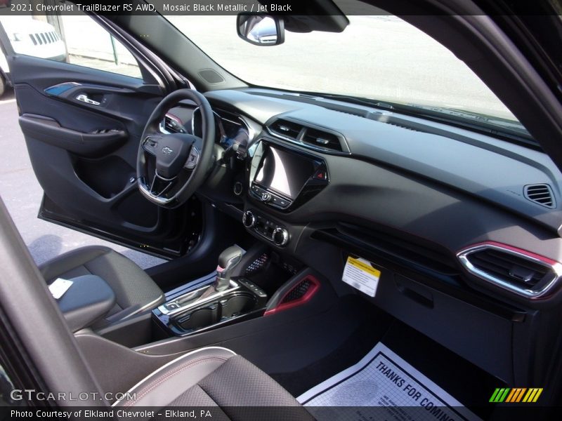 Mosaic Black Metallic / Jet Black 2021 Chevrolet TrailBlazer RS AWD