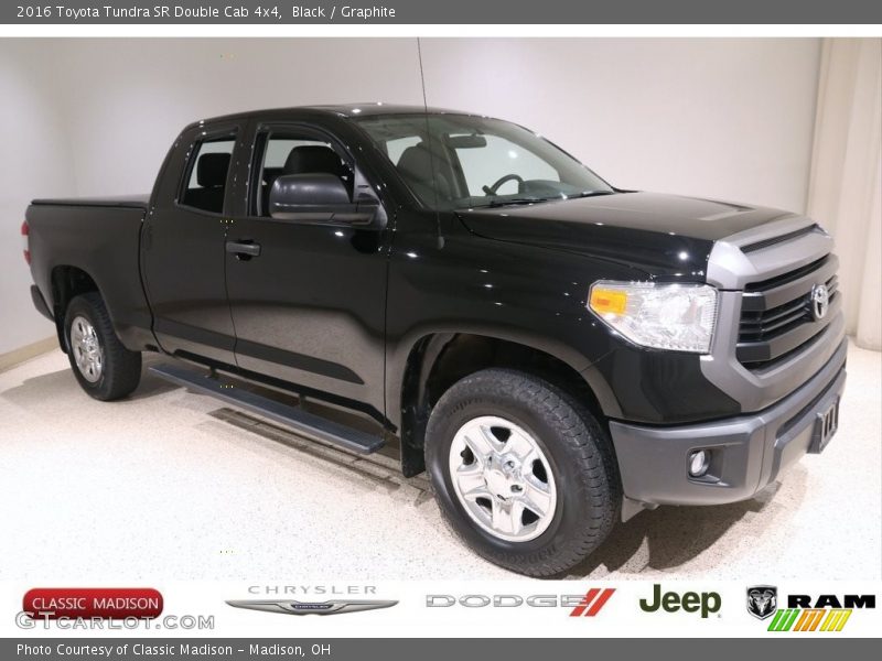Black / Graphite 2016 Toyota Tundra SR Double Cab 4x4