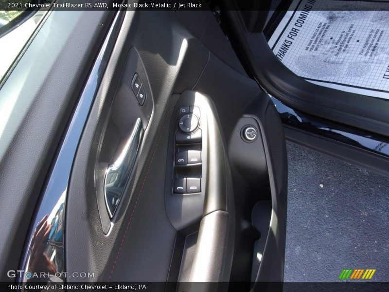 Mosaic Black Metallic / Jet Black 2021 Chevrolet TrailBlazer RS AWD