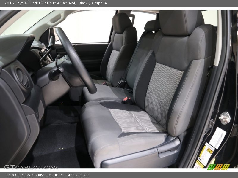 Front Seat of 2016 Tundra SR Double Cab 4x4