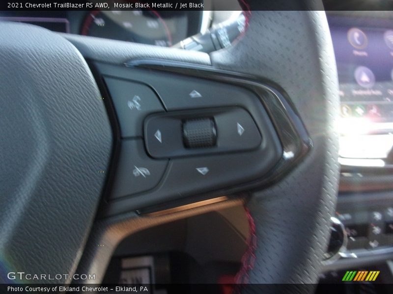 Mosaic Black Metallic / Jet Black 2021 Chevrolet TrailBlazer RS AWD