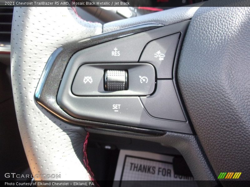 Mosaic Black Metallic / Jet Black 2021 Chevrolet TrailBlazer RS AWD