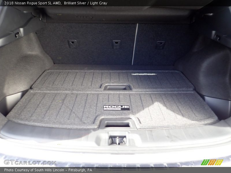 Brilliant Silver / Light Gray 2018 Nissan Rogue Sport SL AWD