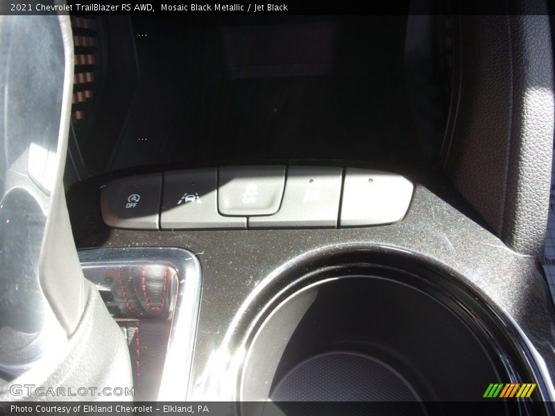 Mosaic Black Metallic / Jet Black 2021 Chevrolet TrailBlazer RS AWD