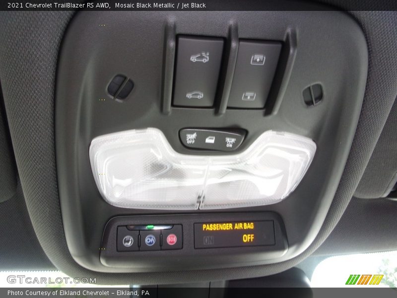 Mosaic Black Metallic / Jet Black 2021 Chevrolet TrailBlazer RS AWD