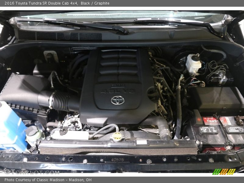  2016 Tundra SR Double Cab 4x4 Engine - 4.6 Liter i-Force DOHC 32-Valve VVT-i V8